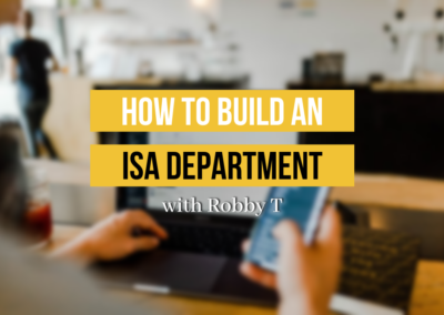 How to Build an ISA Department